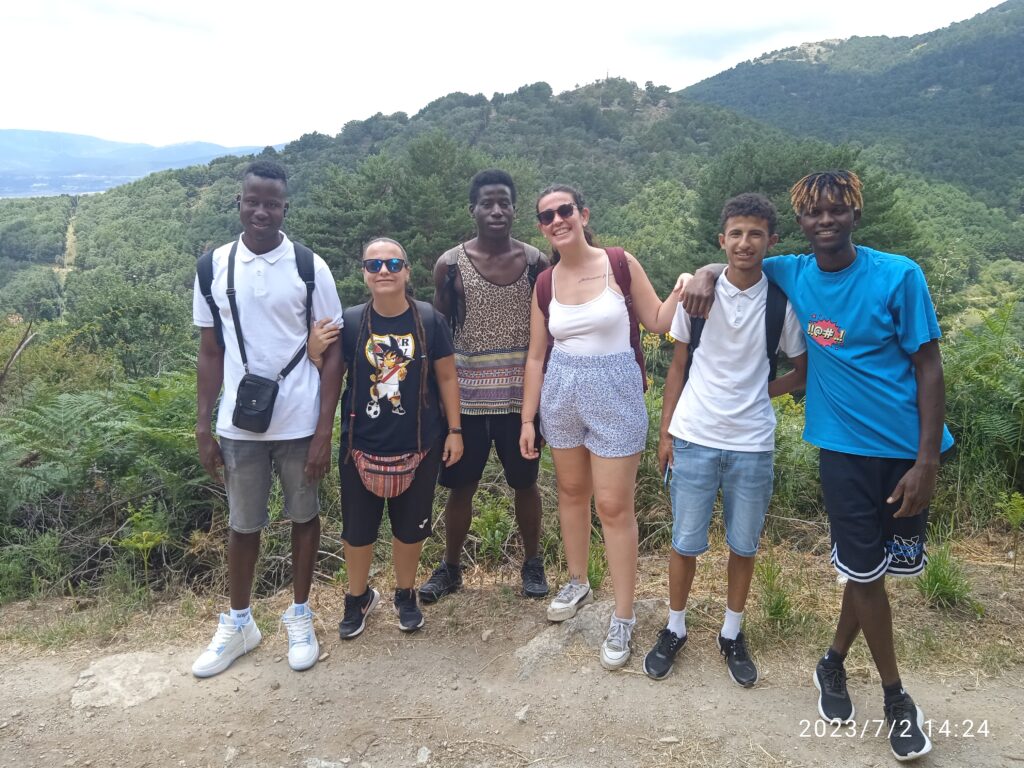 Grupo en la excursión a Cercedilla