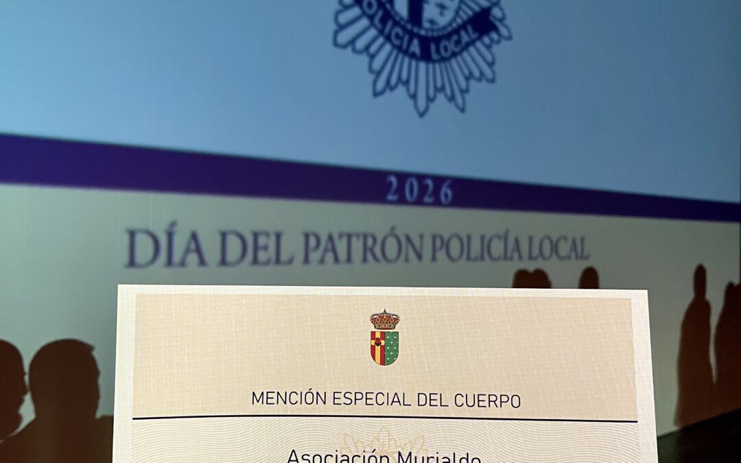 La Asociación Murialdo recibe una Mención Especial de la Policía Local de Getafe